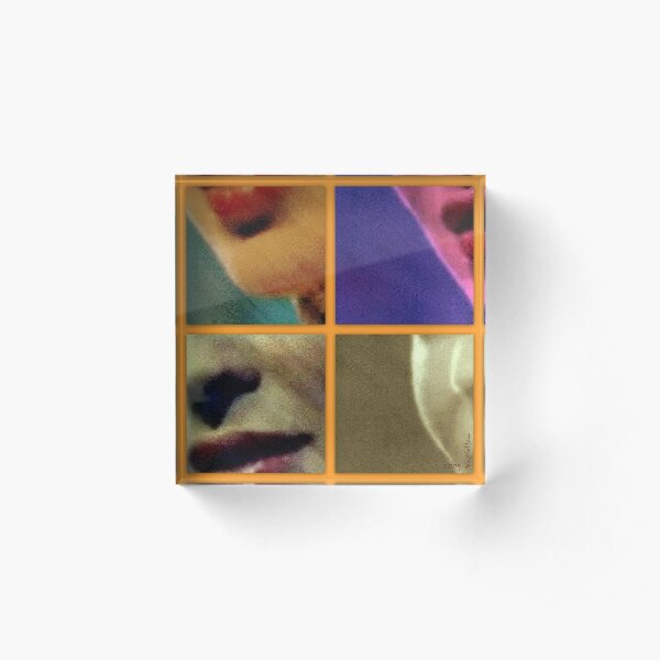 Aussie beauty puzzled by me Acrylic Block