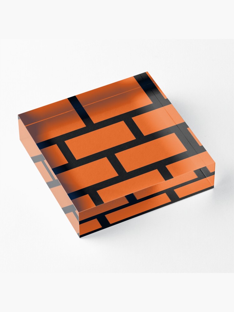 Alternate view of Brick Smash Acrylic Block