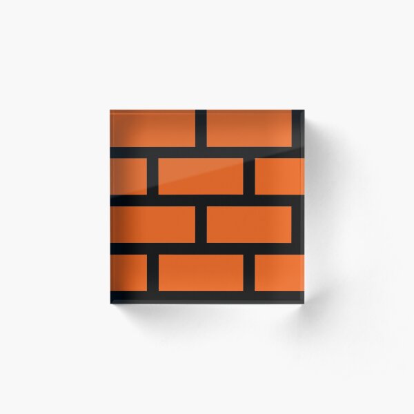 Brick Smash Acrylic Block