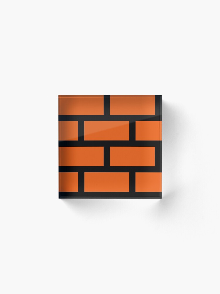 Alternate view of Brick Smash Acrylic Block