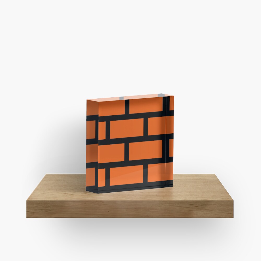 Brick Smash Acrylic Block