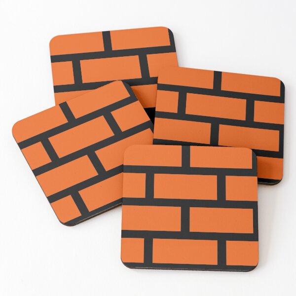 Brick Smash Coasters (Set of 4)