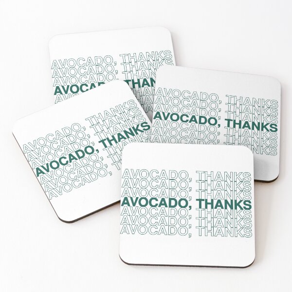 Item preview, Avocado, Thanks Plastic Bag designed and sold by GroovyRaffRaff.