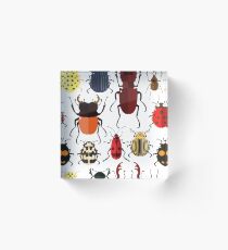 Cute Bugs Acrylic Block