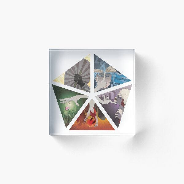 Mana Cycle Acrylic Block