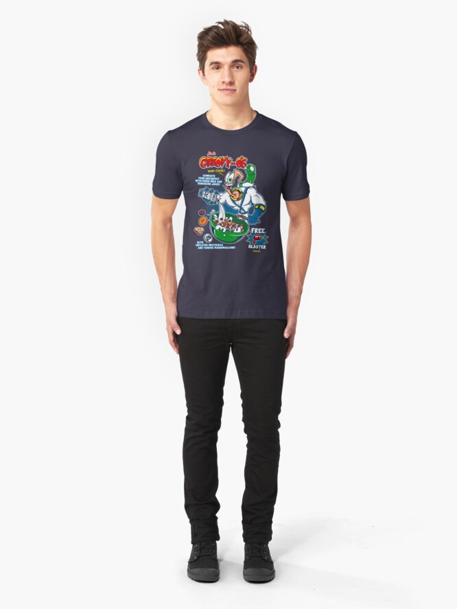 Alternate view of Groovy-Os Cereal v2 Slim Fit T-Shirt