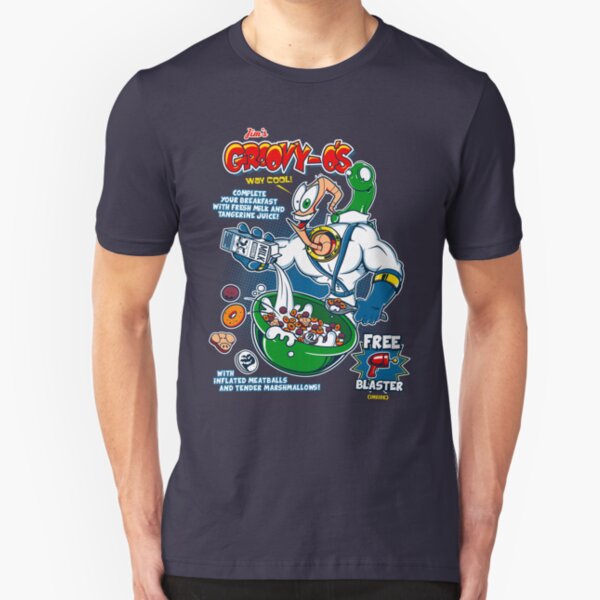 Groovy-Os Cereal v2 Slim Fit T-Shirt