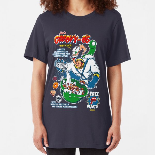 Groovy-Os Cereal v2 Slim Fit T-Shirt