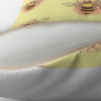 Alternate view of Honeybee Floor Pillow