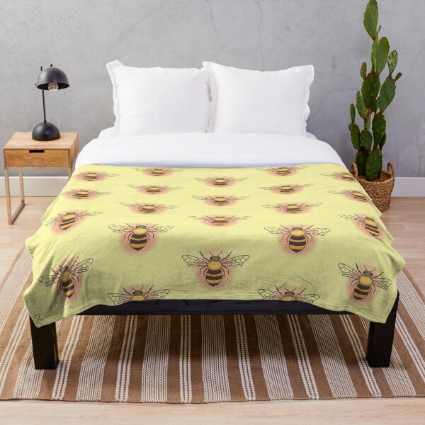 Honeybee Throw Blanket
