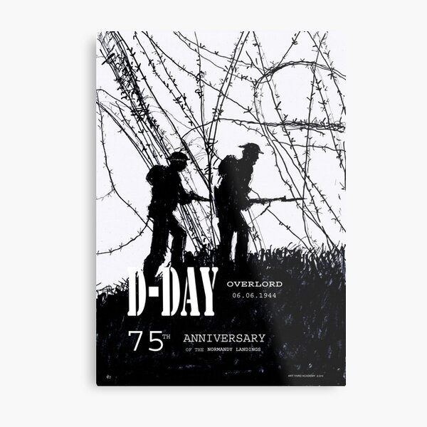 D-Day Anniversary of the Landing in Normandie - June 6, 1944 Metal Print