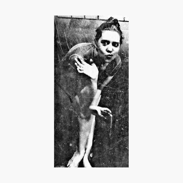 a self-portrait-as inspired by David Lynch Photographic Print