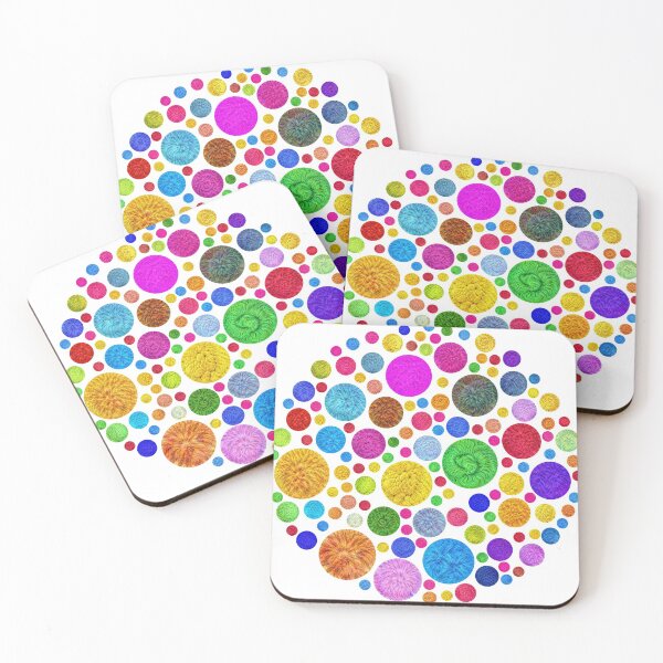 Item preview, #DeepDream Color Circles Visual Areas 4x4K v1448872458 designed and sold by blackhalt.