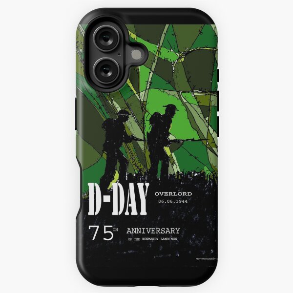 D-Day Anniversary of the Landing in Normandie - June 6, 1944 - Green version iPhone Tough Case