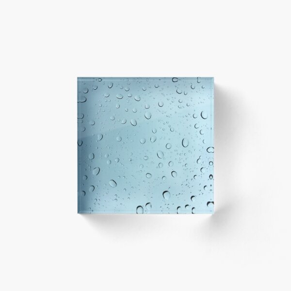 Rain Again Acrylic Block