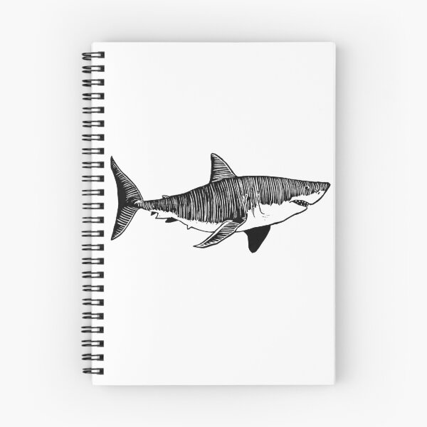 Item preview, Great White shark  designed and sold by IvorySketching.