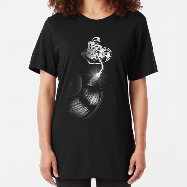 Vinyl Slim Fit T-Shirt