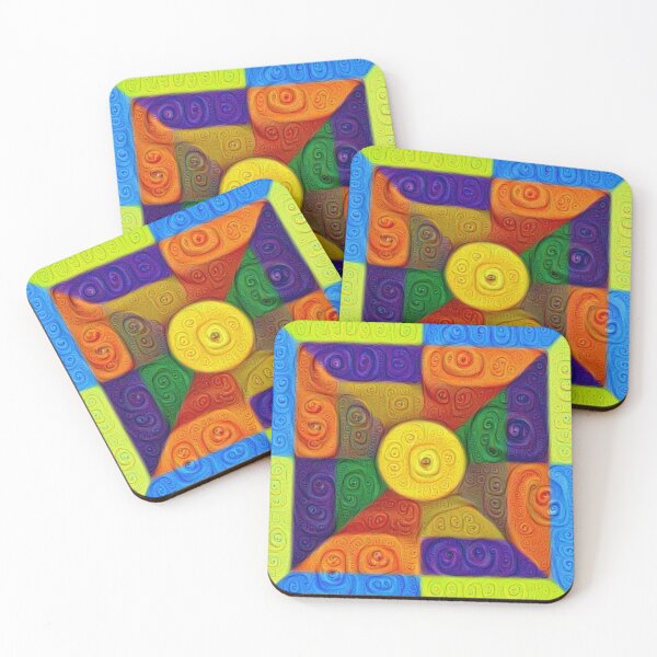 Item preview, DeepDream Color Squares Visual Areas 5x5K v1447854295 designed and sold by blackhalt.