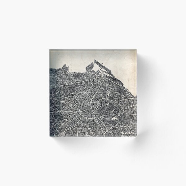 Item preview, Edinburgh map designed and sold by InkMaps.