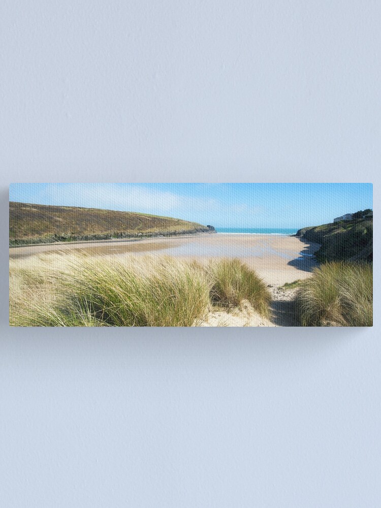 "Porthcothan Bay,North Cornwall" Canvas Print for Sale by lucylucy