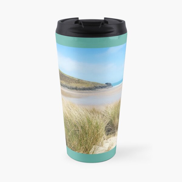Porthcothan Bay,North Cornwall Travel Mug