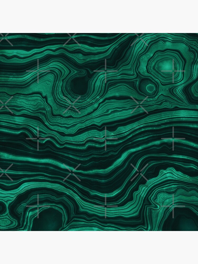 Malachite Green Marble with light Veins by MysticMarble