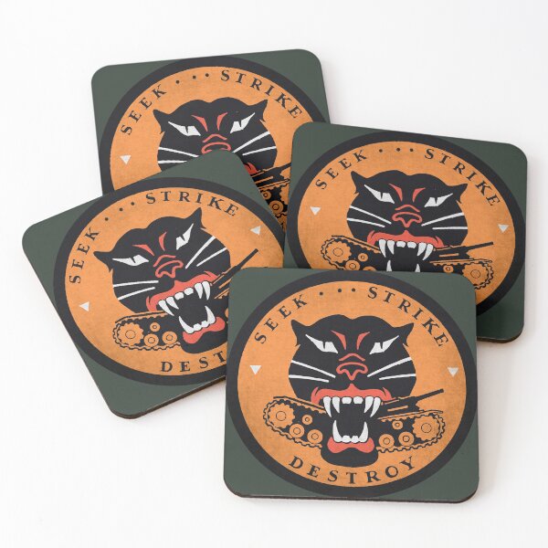 Item preview, Seek Strike Destroy Tank Destroyer Emblem designed and sold by LibertyManiacs.