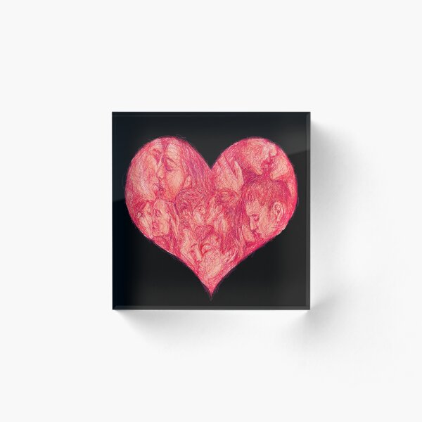 Kiss Acrylic Block
