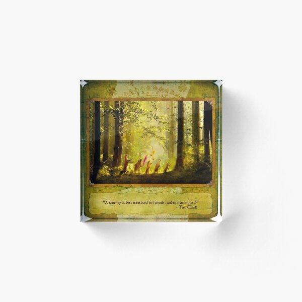 2010 Foxfires Calendar - August Acrylic Block