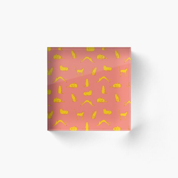 Cat Poses Acrylic Block