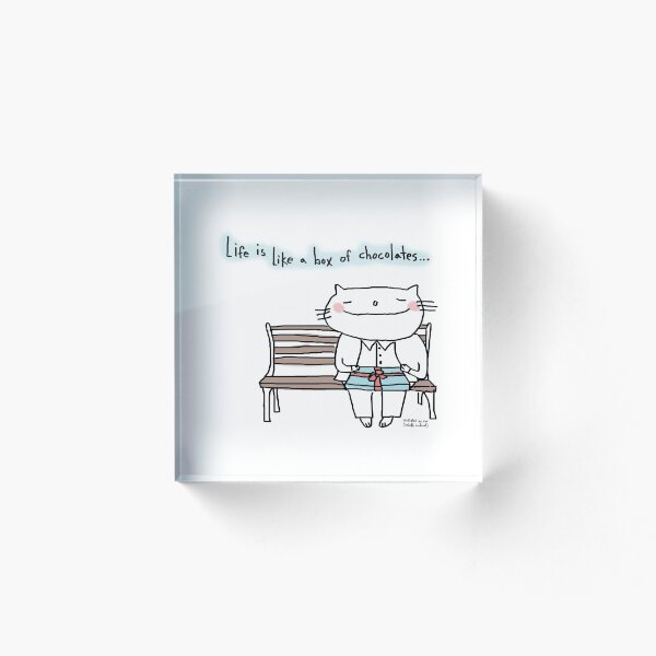 Item preview, Life is like a box of chocolates ... / Cat doodle designed and sold by eyecreate.