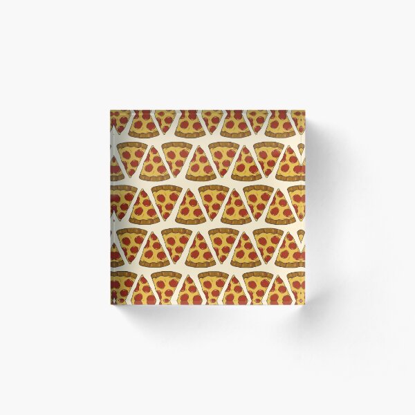 Pizza Power! Acrylic Block