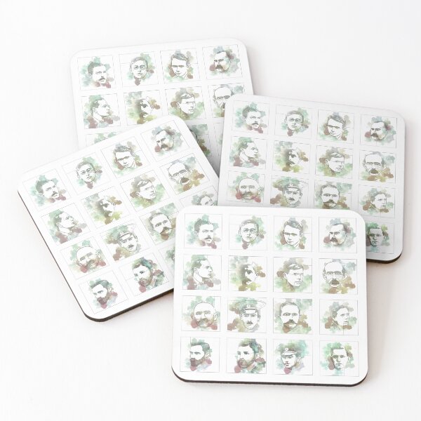 Item preview, 1916 commemorative print: 16 leaders square designed and sold by IOMAprints.