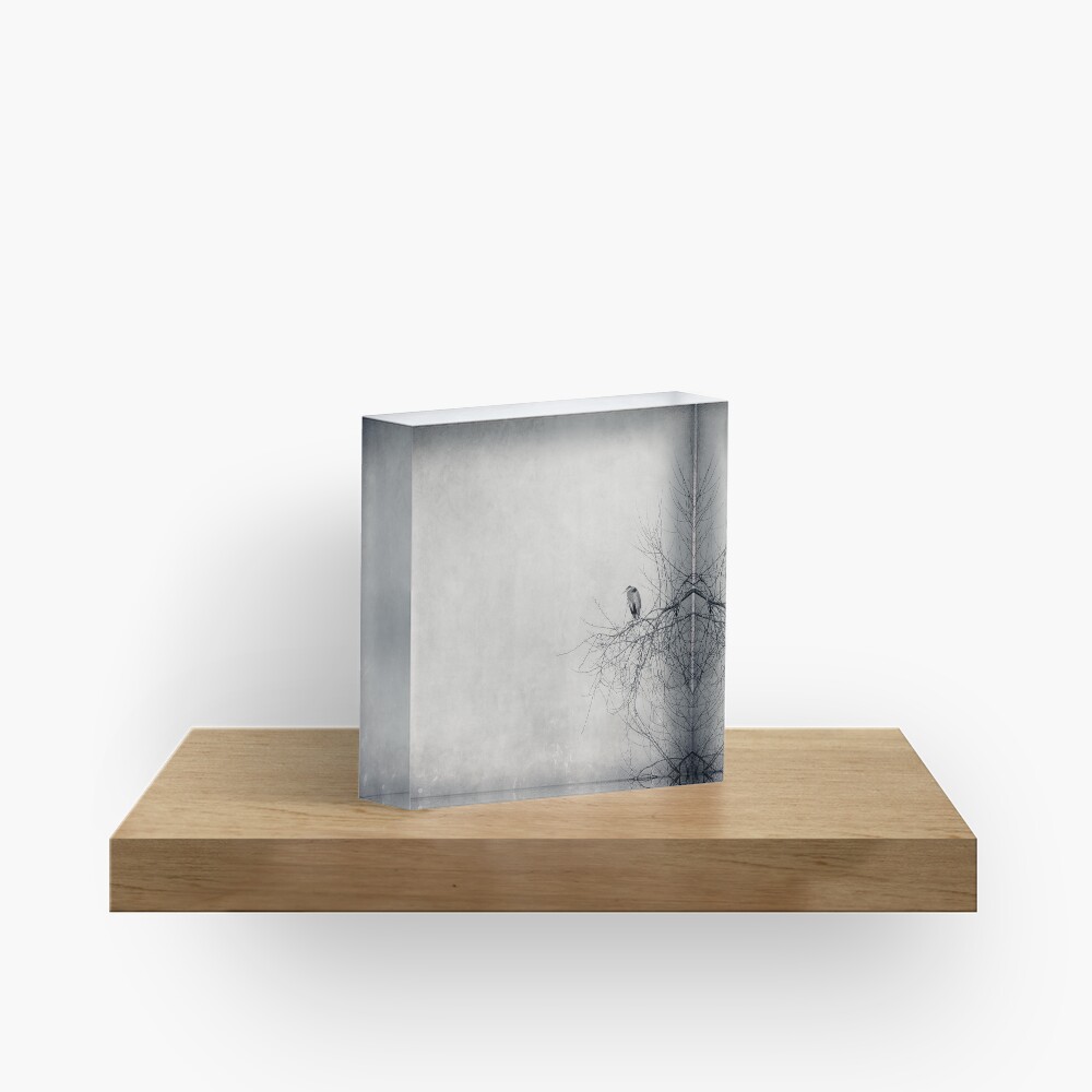 All Alone Again Acrylic Block