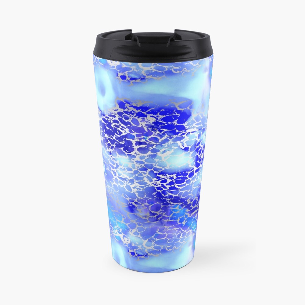 Cool silver color fancy Travel Mug