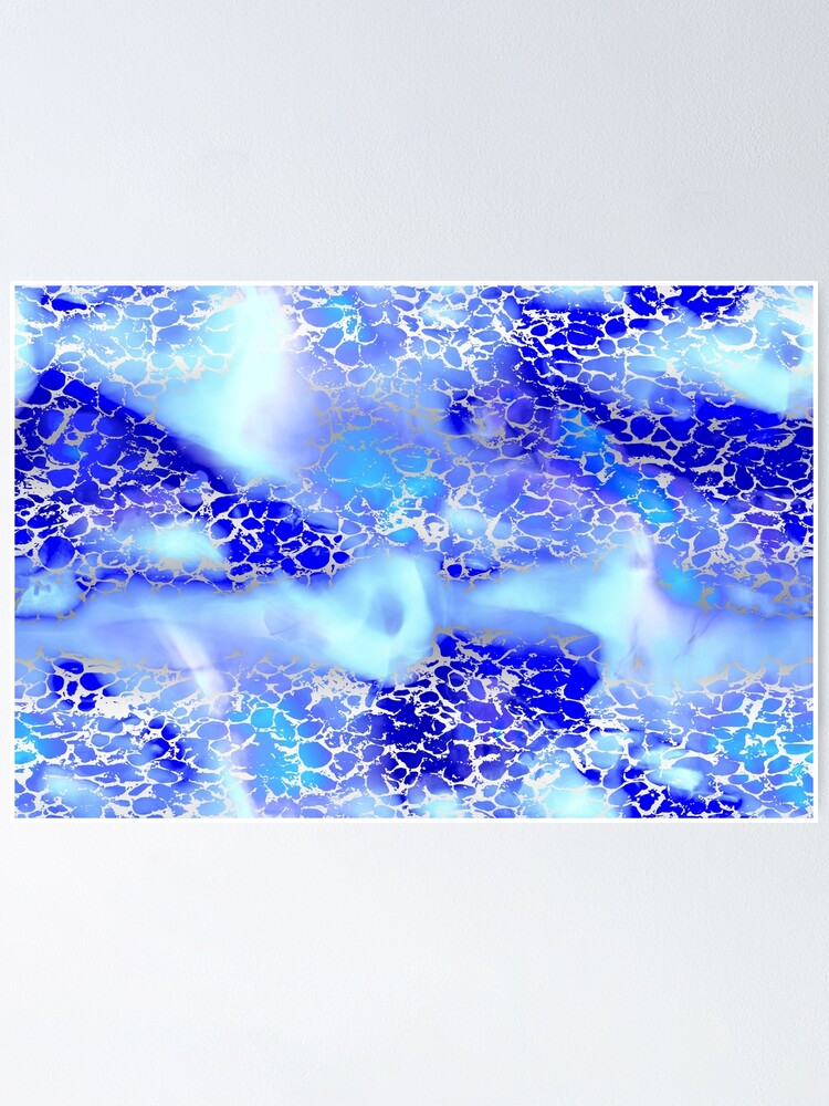 Alternate view of Cool silver color fancy Poster