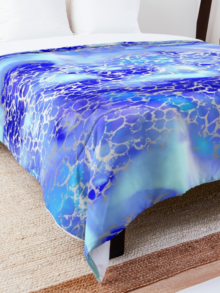 Alternate view of Cool silver color fancy Comforter
