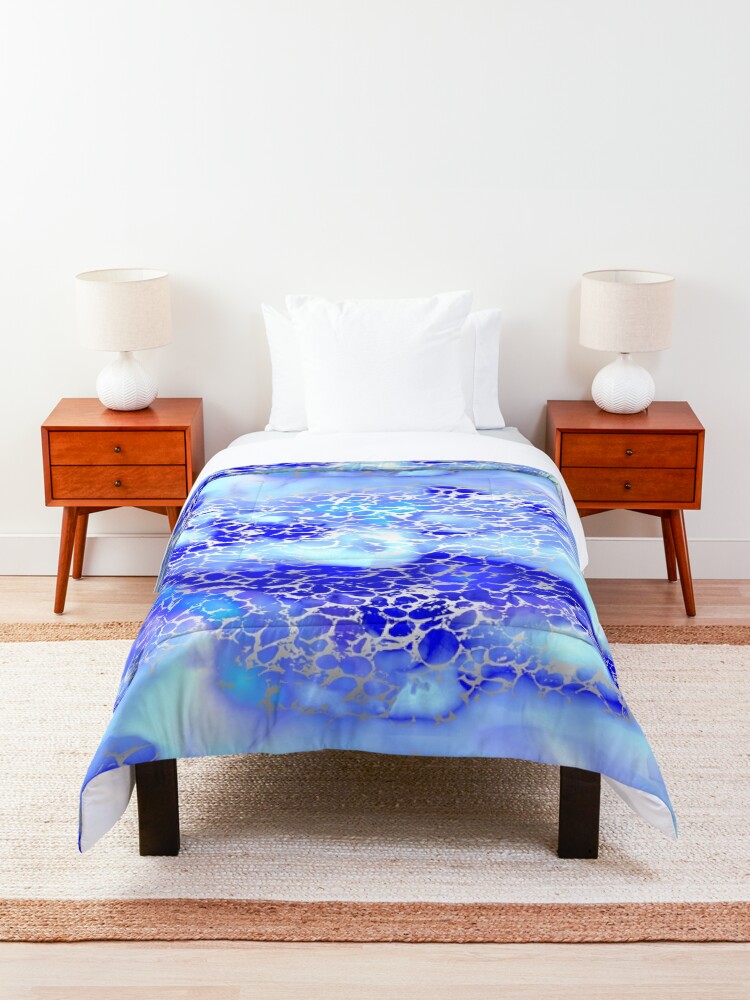 Alternate view of Cool silver color fancy Comforter