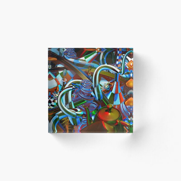Psychedelic Acrylic Block