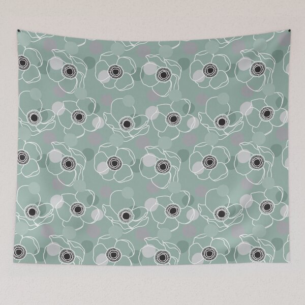 Item preview, Romantic Anemone Flower Line Design designed and sold by RPuniquedesigns.