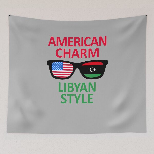 Item preview, Libyan American Flags Sunglasses design  designed and sold by GetItGiftIt.