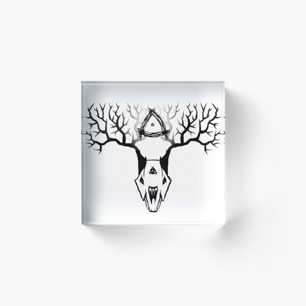 Elder Hollow Logo Acrylic Block