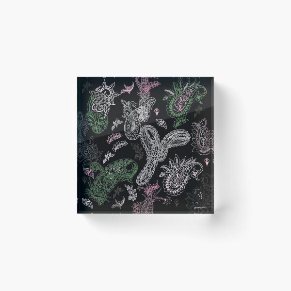 Item preview, Pink Roses in Anzures 2 Paisley 1 designed and sold by TravelPhotoArt.