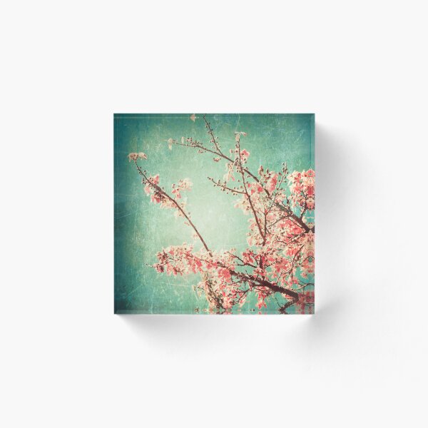 Item preview, Pink Autumn Leafs on Blue Textured Sky (Vintage Nature Photography) designed and sold by Caroline Mint.