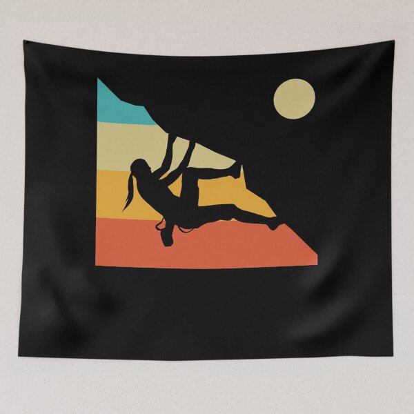Item preview, Retro Climbing Bouldering Boulderer Climber Free Speed designed and sold by 4tomic.