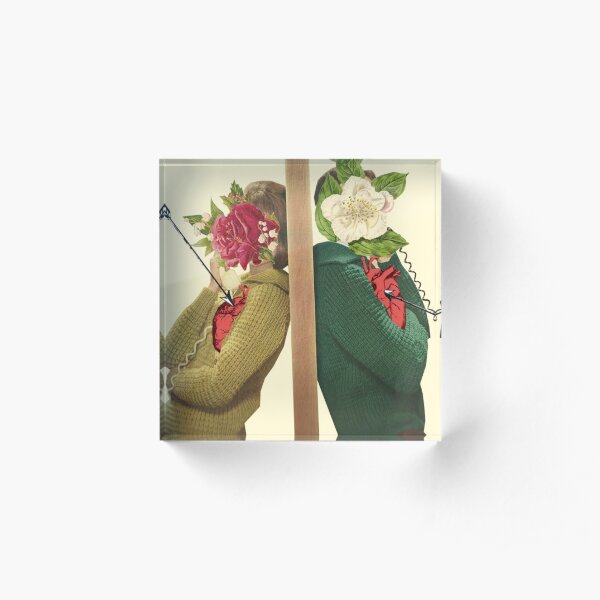 Long Distance Relationship Acrylic Block