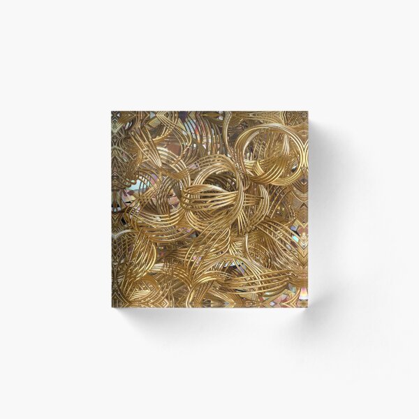Curly Acrylic Block