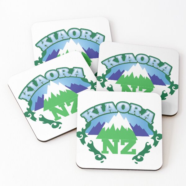 Item preview, KIAORA NZ New Zealand funny with mountains and map designed and sold by jazzydevil.