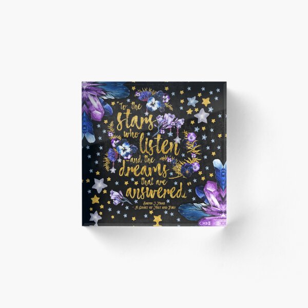 ACOMAF - To the Stars Acrylic Block