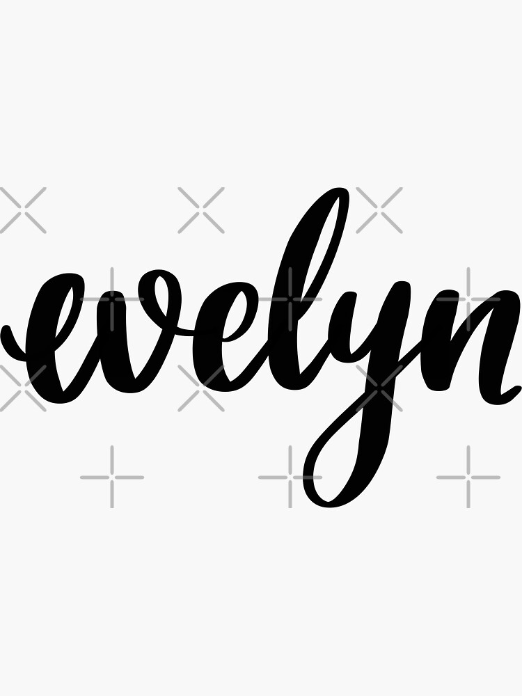 ATTNEON Evelyn Name Neon Sign,LED Evelyn Name Neon Light for